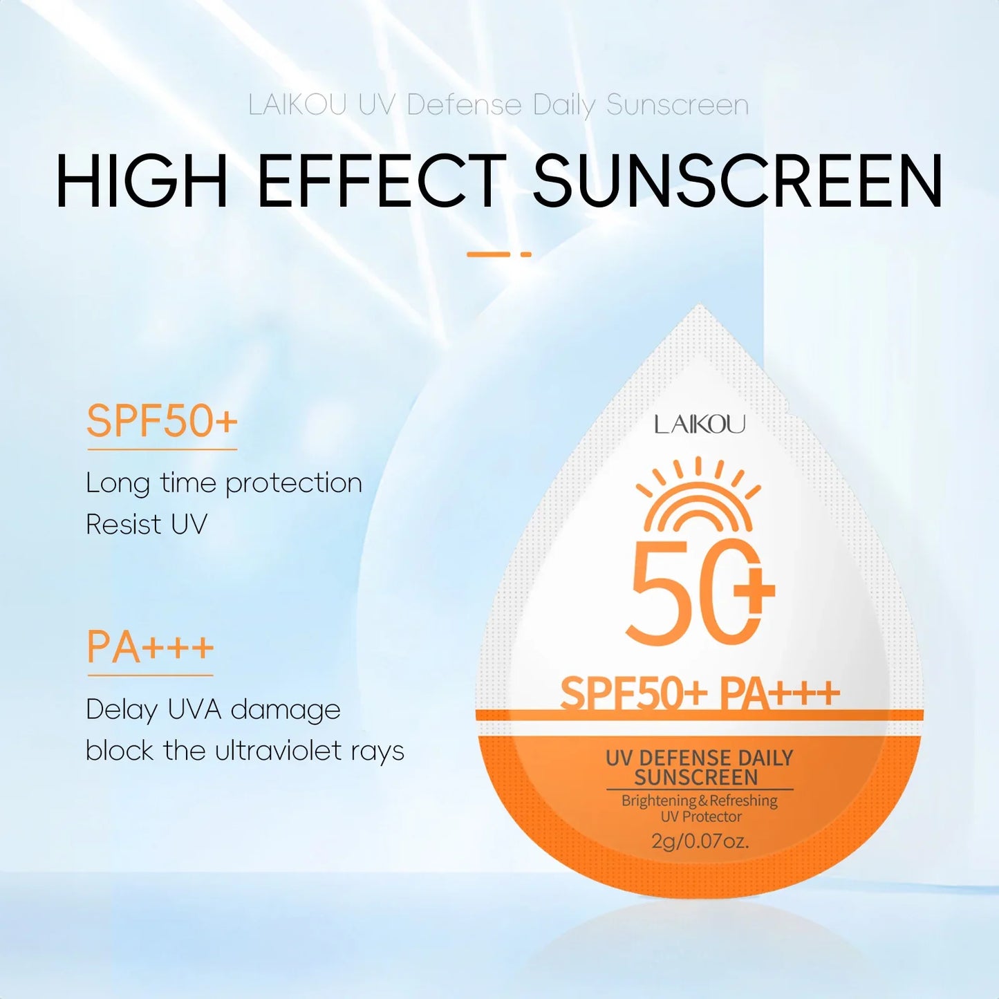 LAIKOU Whitening Sunscreen | 2g (PACK OF 5)