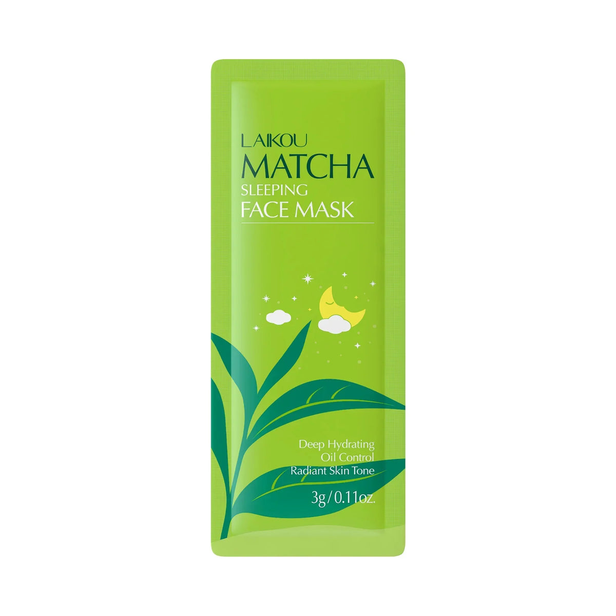 LAIKOU Matcha Sleeping Face Mask | 3g (PACK OF 5)