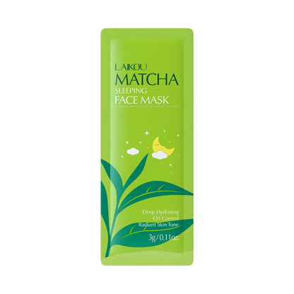 LAIKOU Matcha Sleeping Face Mask | 3g (PACK OF 5)