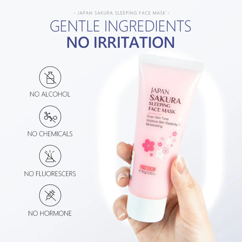 LAIKOU Japan Sakura Facial Sleeping Mask | 80g