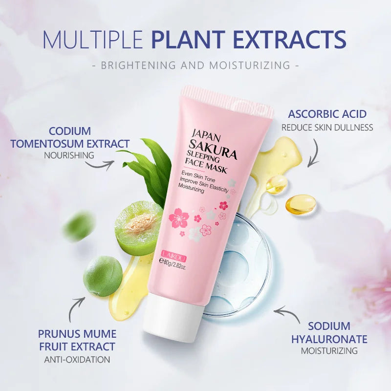 LAIKOU Japan Sakura Facial Sleeping Mask | 80g