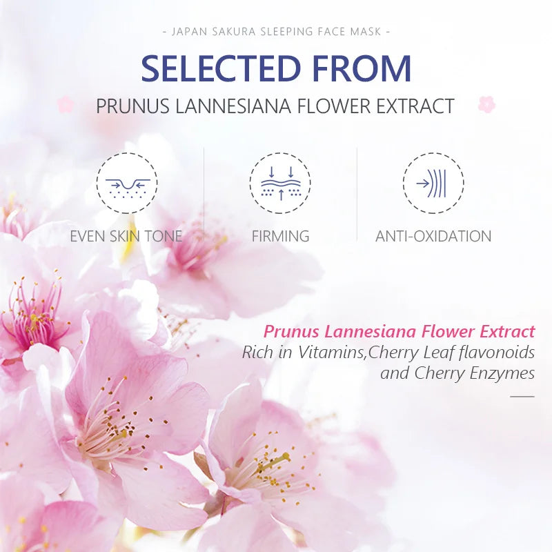 LAIKOU Japan Sakura Facial Sleeping Mask | 80g
