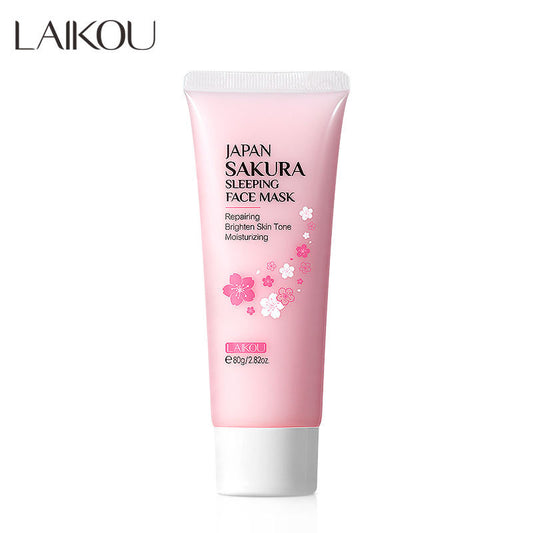 LAIKOU Sakura Sleeping Face care Brighten dull skin night cream | 80g