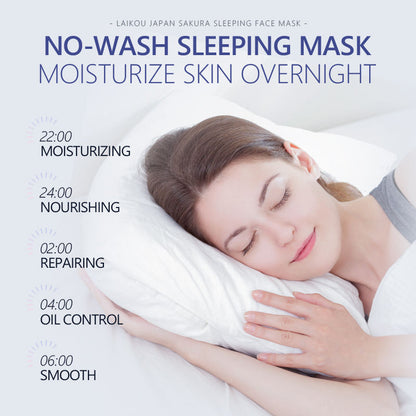 LAIKOU Sakura Sleeping Face care Brighten dull skin night cream 80g