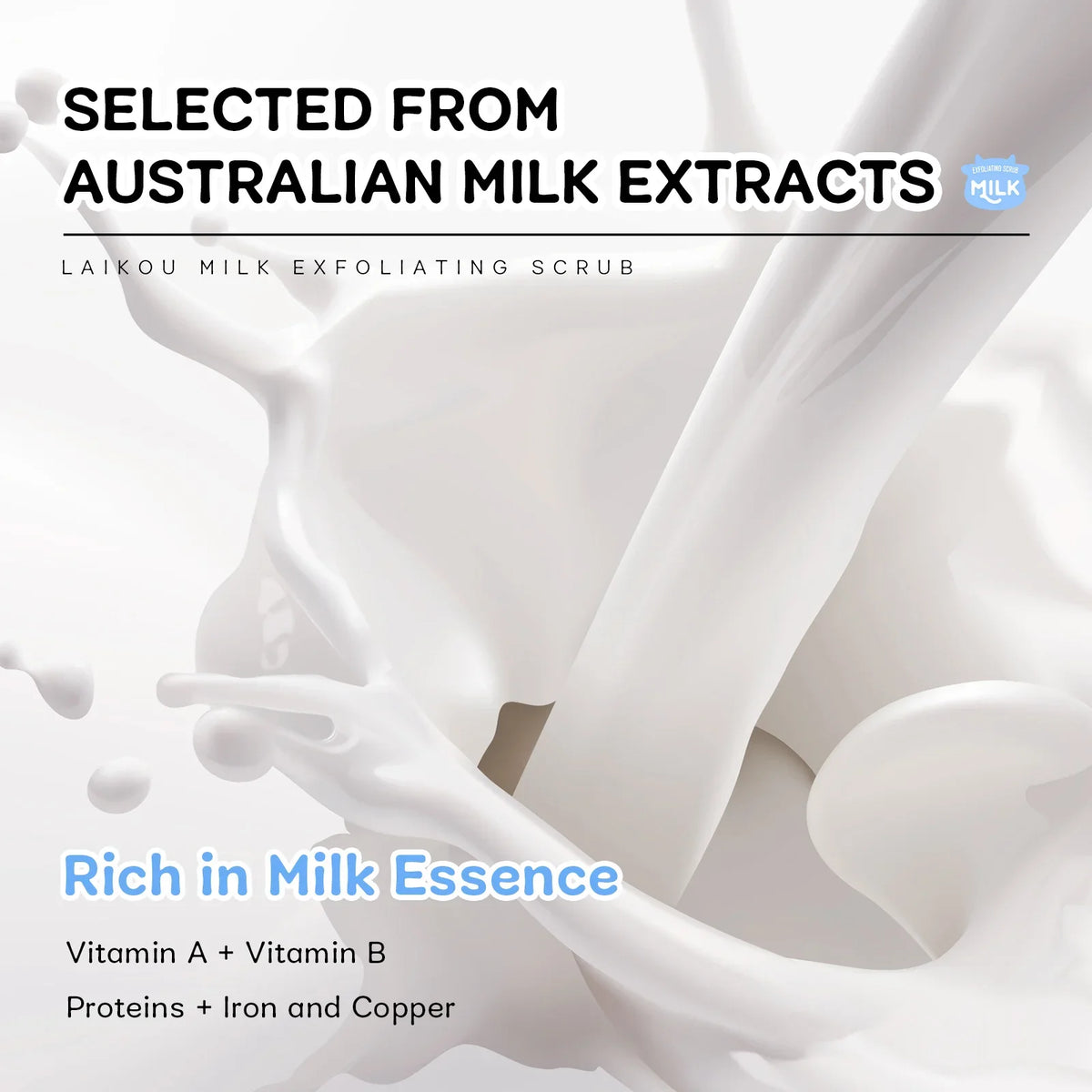 LAIKOU Milk Brightening Exfoliating Scrub | 90g