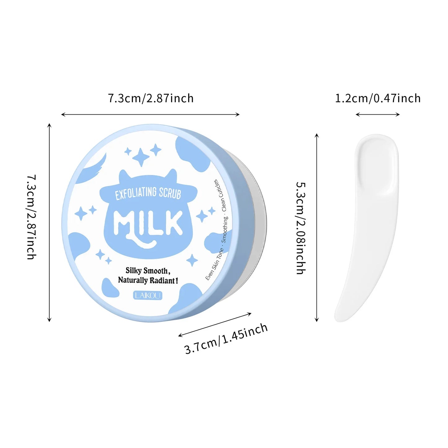LAIKOU Milk Brightening Exfoliating Scrub | 90g