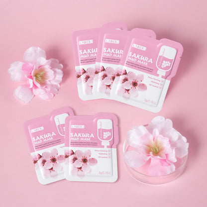 LAIKOU Sakura Mud Mask | 5g (PACK OF 5)
