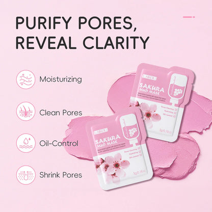 LAIKOU Sakura Mud Mask | 5g (PACK OF 5)