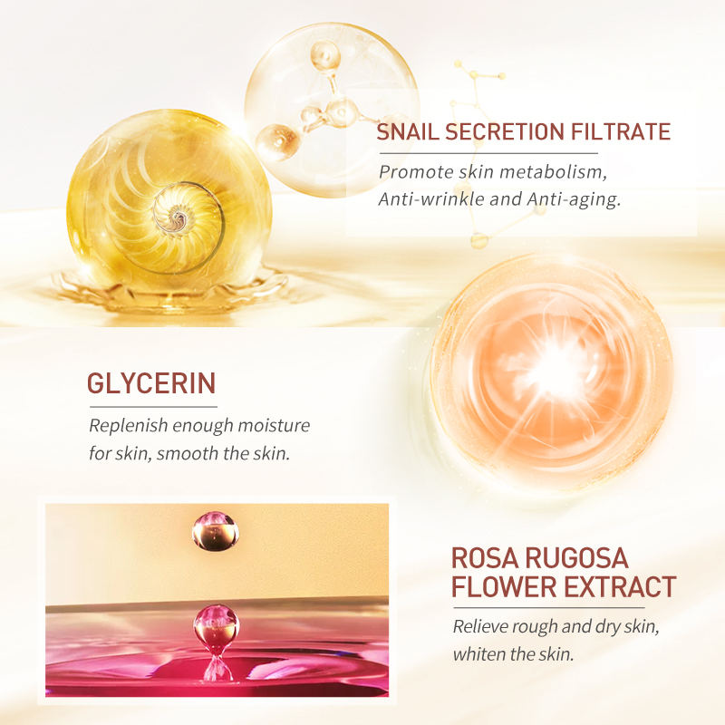 Laikou Snail Sleeping Face Mask - 15 Pieces
