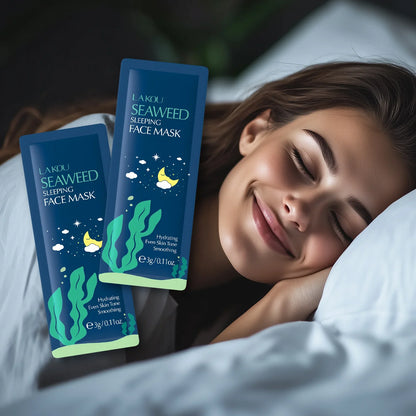 LAIKOU Seaweed Sleeping Face Mask | 3g (PACK OF 5)