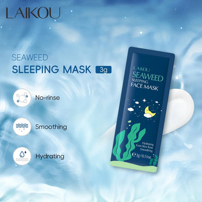 LAIKOU Seaweed Sleeping Face Mask | 3g (PACK OF 5)