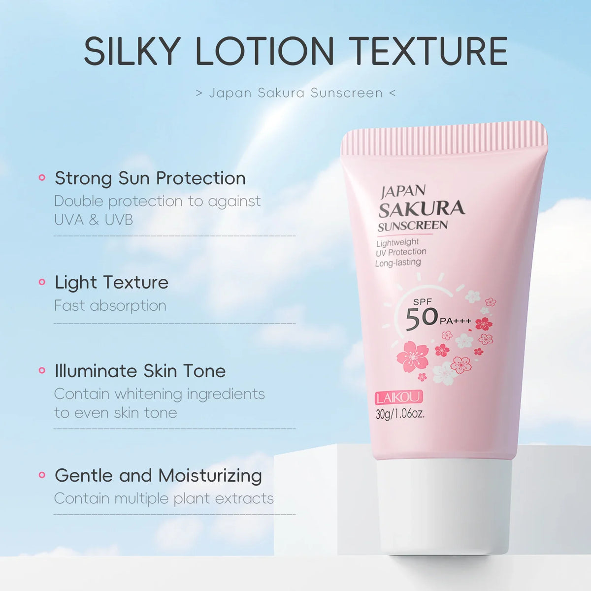 LAIKOU Japan Sakura Sunscreen | 30g