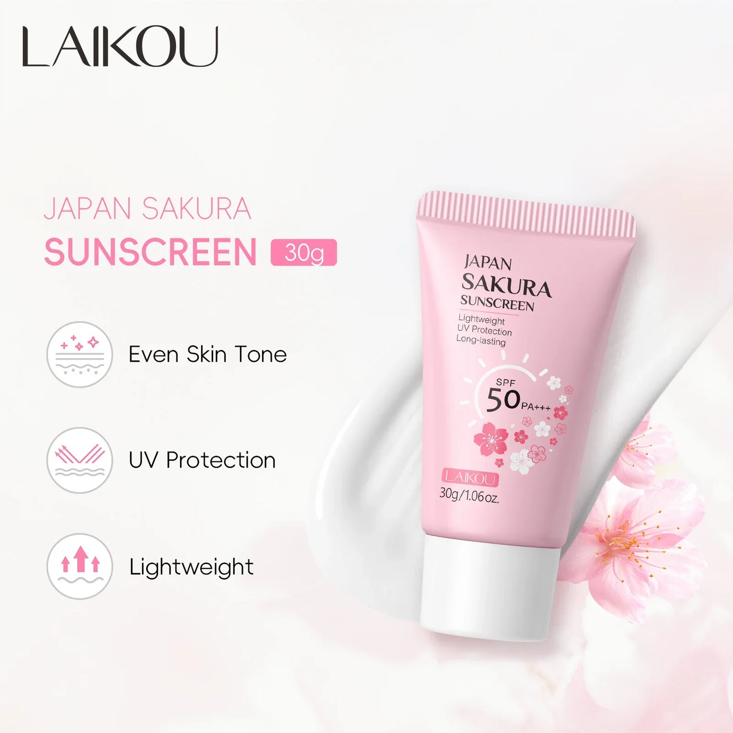 LAIKOU Japan Sakura Sunscreen | 30g