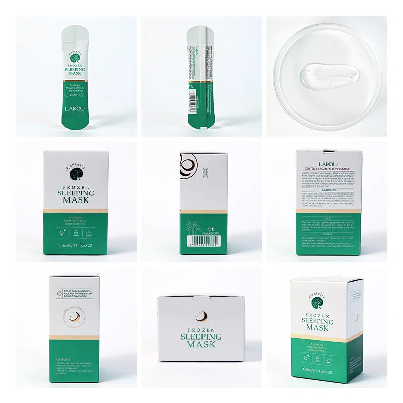 LAIKOU Centella Frozen Sleeping Mask | 3ml (PACK OF 5)