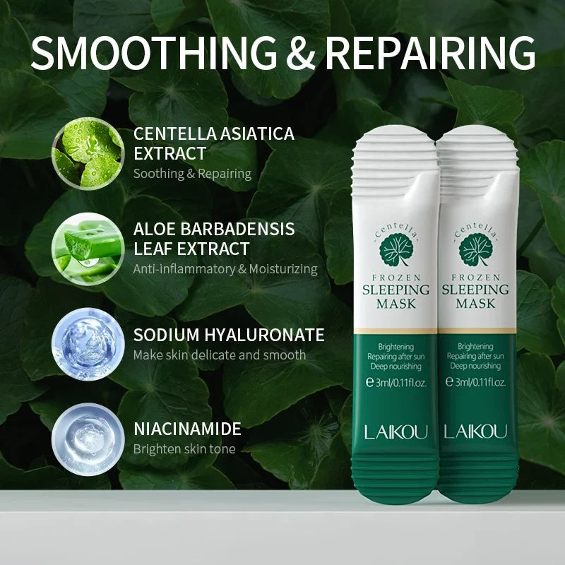 LAIKOU Centella Frozen Sleeping Mask | 3ml (PACK OF 5)
