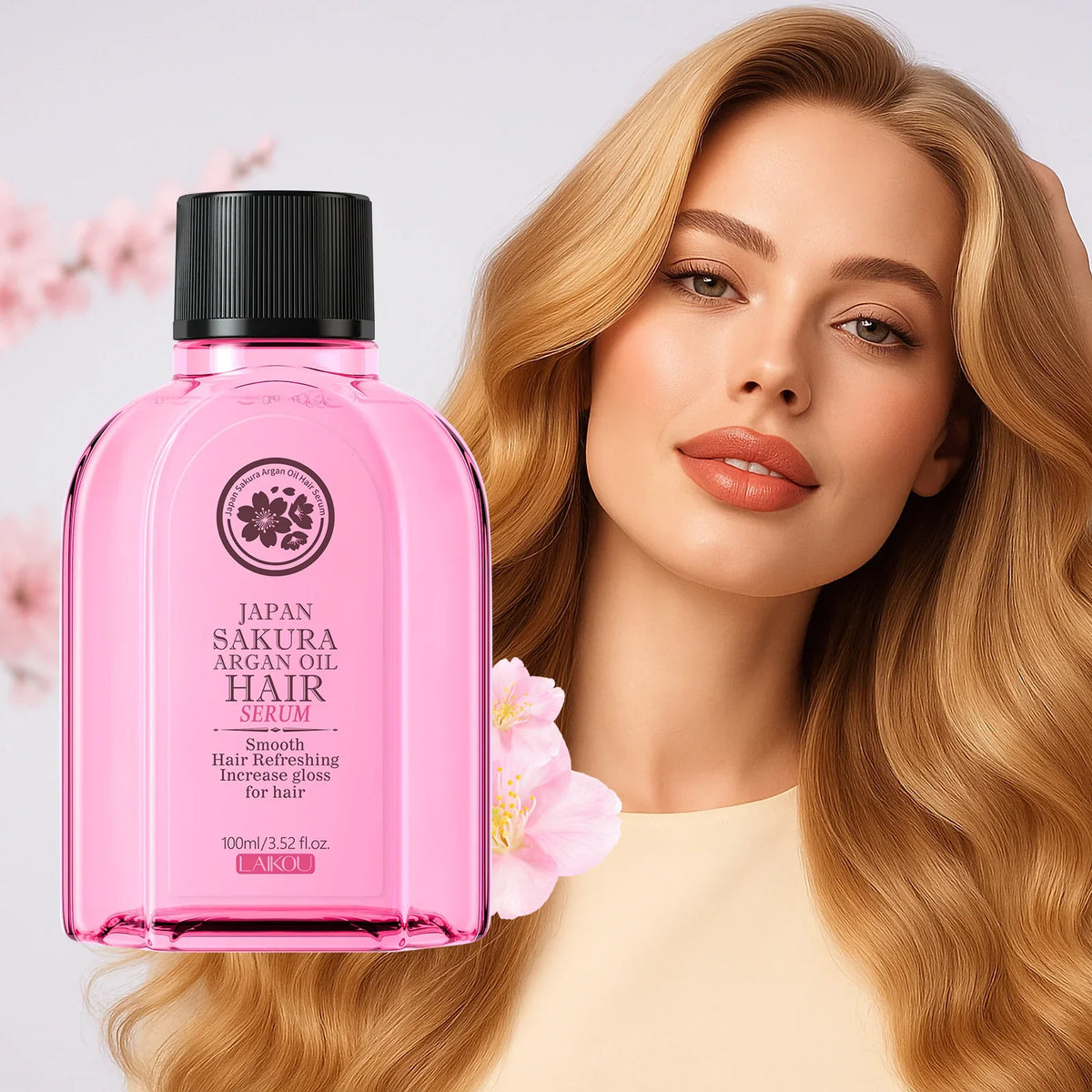 LAIKOU Japan Sakura Argan Oil Hair Serum | 100ml