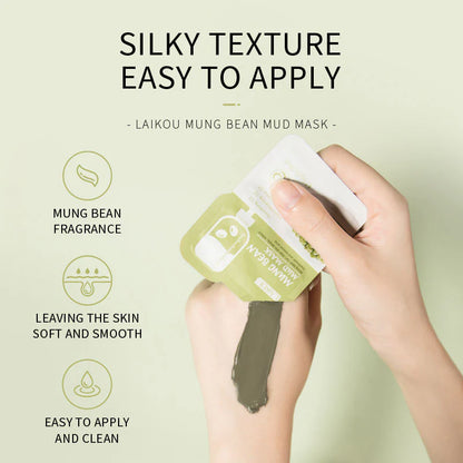 LAIKOU Mung Bean Mud Mask (PACK OF 5)