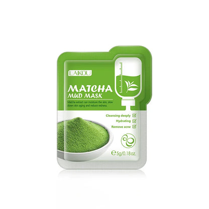 LAIKOU Matcha Mud Mask | 5g (PACK OF 5)
