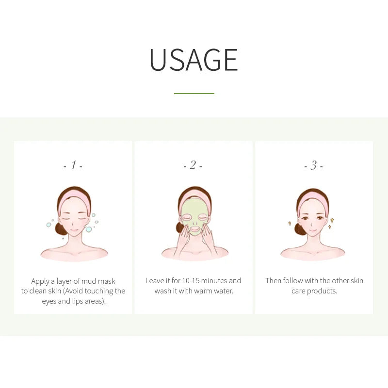 LAIKOU Matcha Mud Mask | 5g (PACK OF 5)