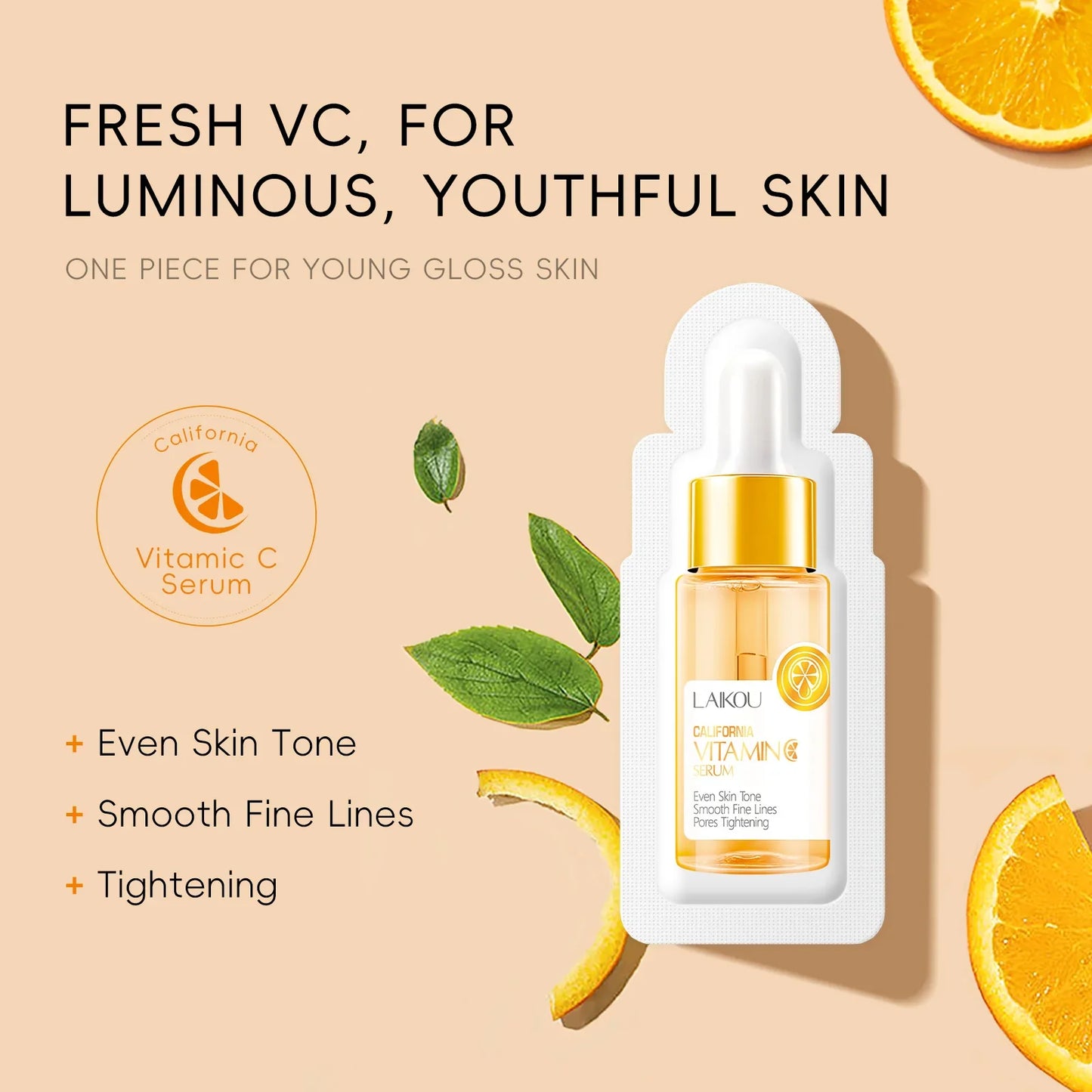 LAIKOU California Vitamin C Serum | 1.5ml (PACK OF 5)