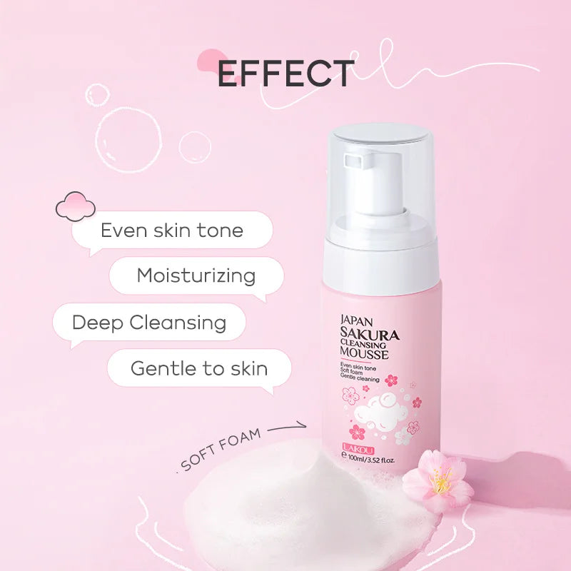 LAIKOU Japan Sakura Cleansing Mousse | 100ml
