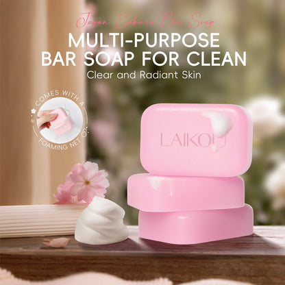 LAIKOU Japan Sakura Bar Soap | 90g
