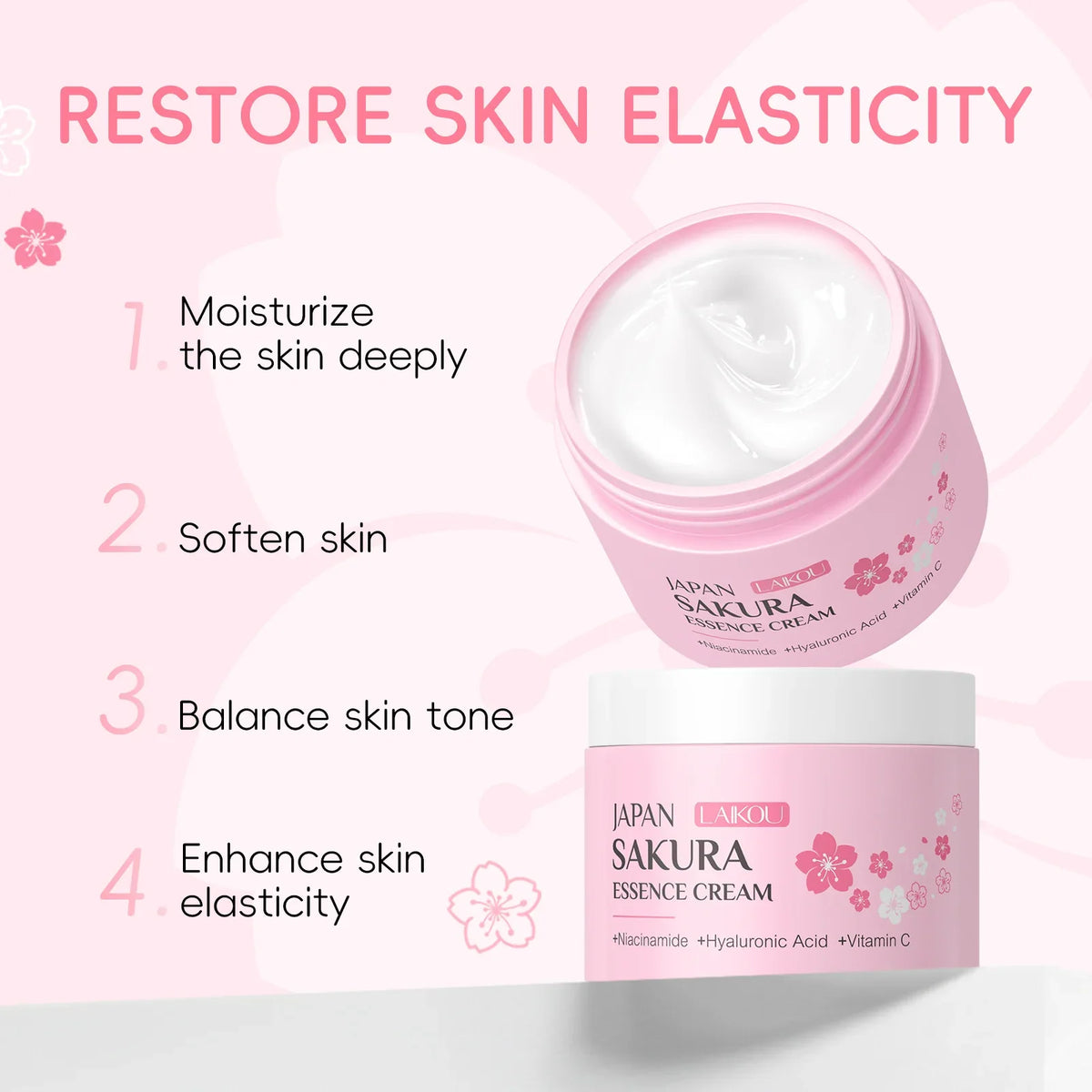 LAIKOU Japan Sakura Essence Cream | 50g