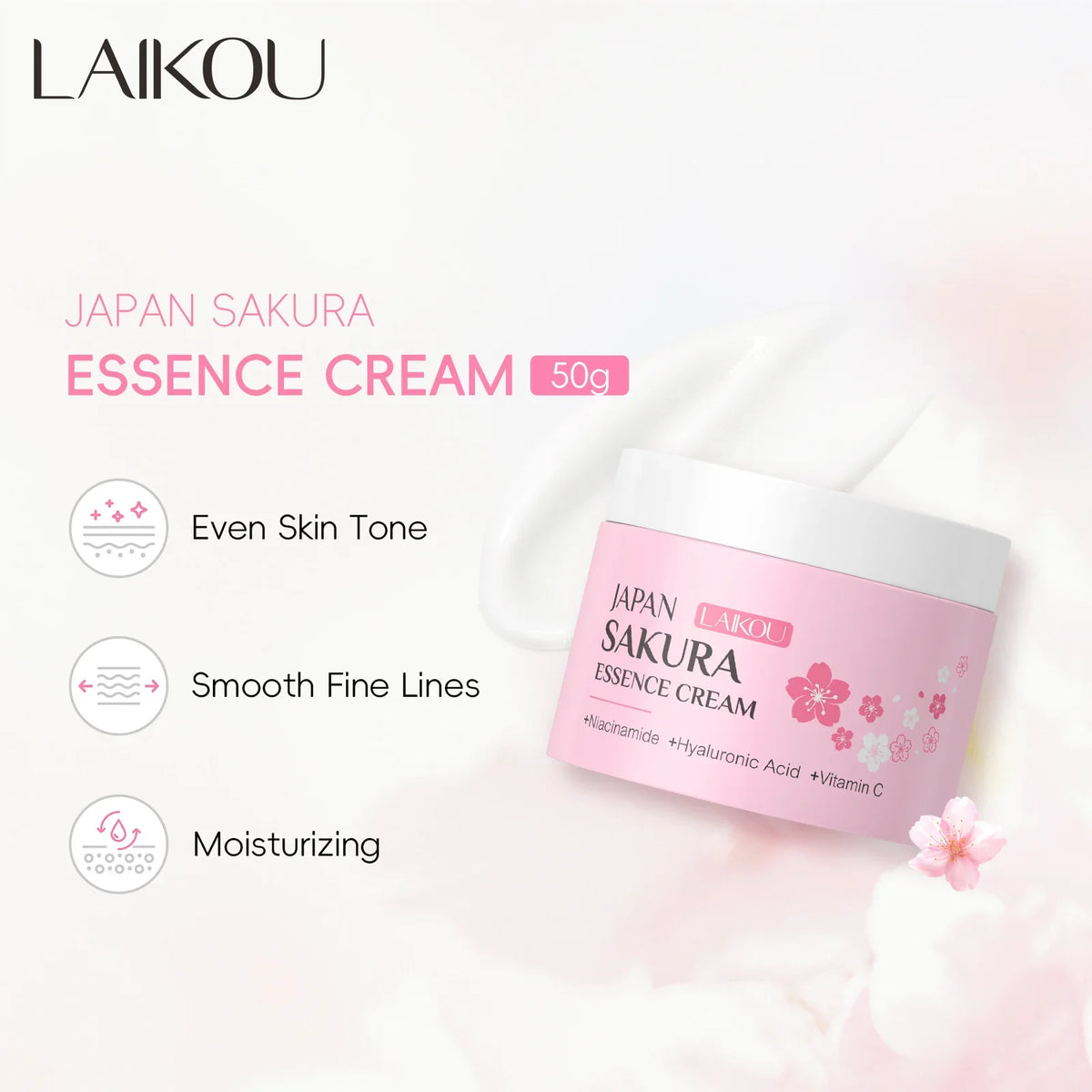 LAIKOU Japan Sakura Essence Cream | 50g