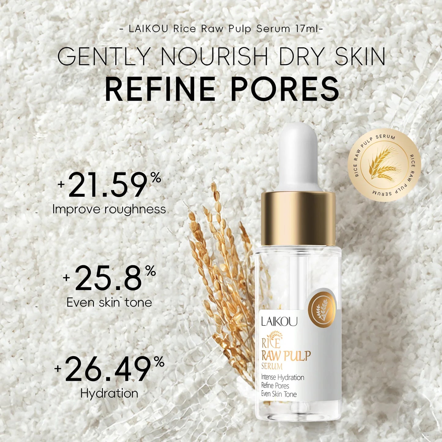 LAIKOU Rice Raw Pulp Serum | 17ml