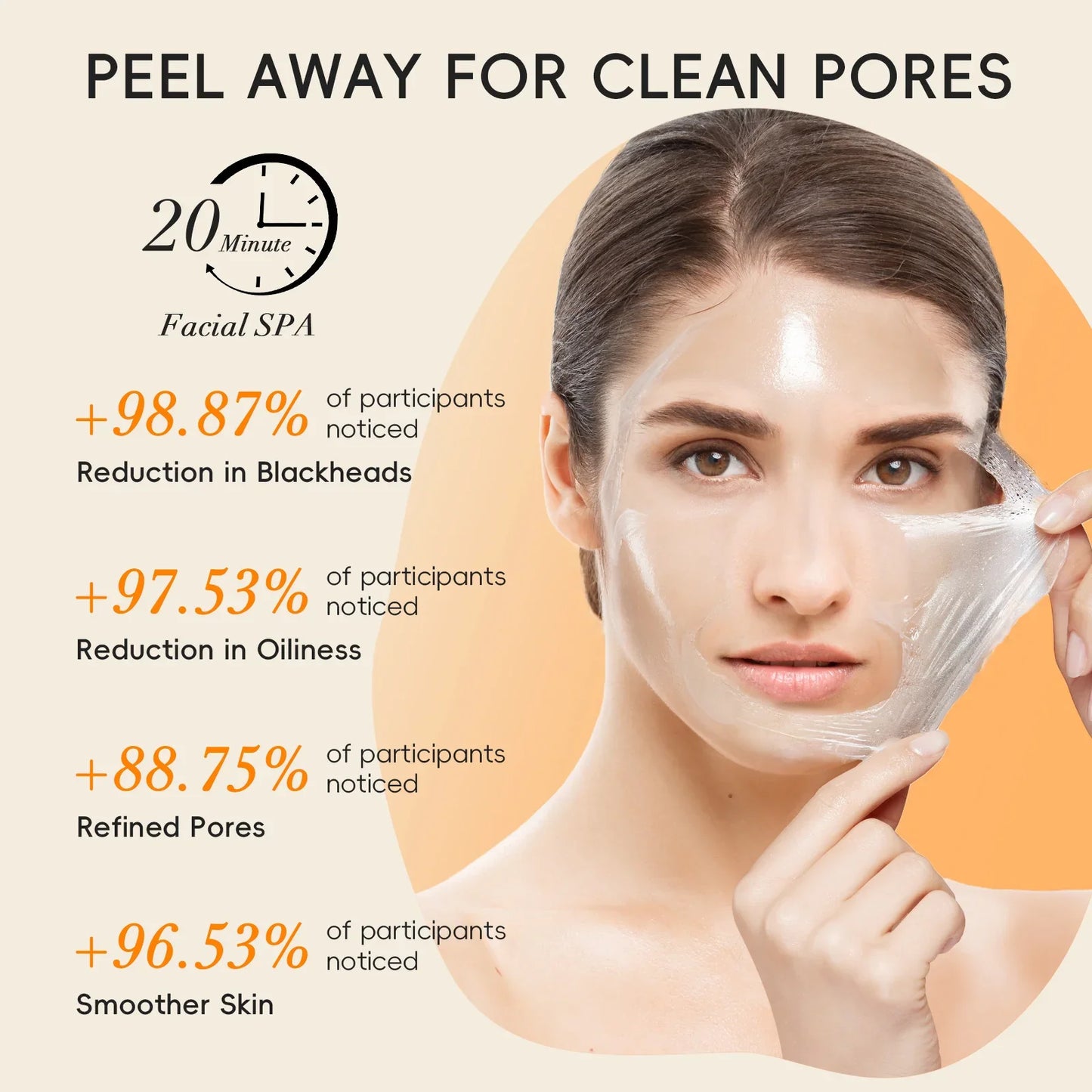 LAIKOU Vitamin C Glow Peel Off Mask | 50g