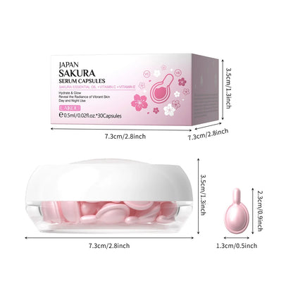 LAIKOU Japan Sakura Serum Capsules (30 Capsules) | 30 Capsules 0.5ml Each