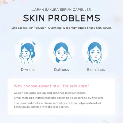LAIKOU Japan Sakura Serum Capsules (30 Capsules) | 30 Capsules 0.5ml Each