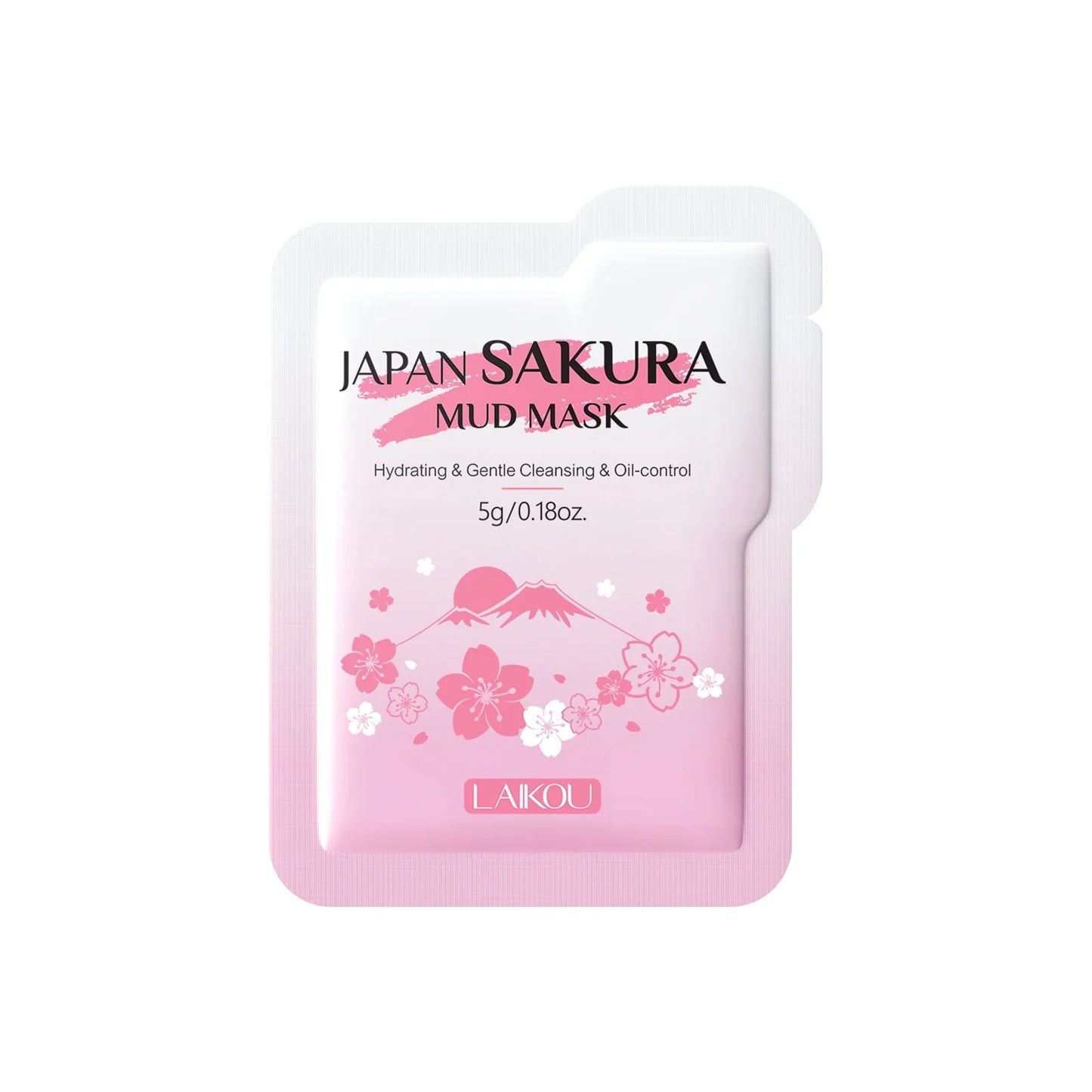 LAIKOU Japan Sakura Mud Mask | 5g (PACK OF 5)