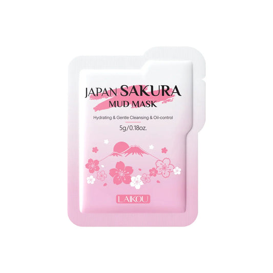 LAIKOU Japan Sakura Mud Mask | 5g (PACK OF 5)