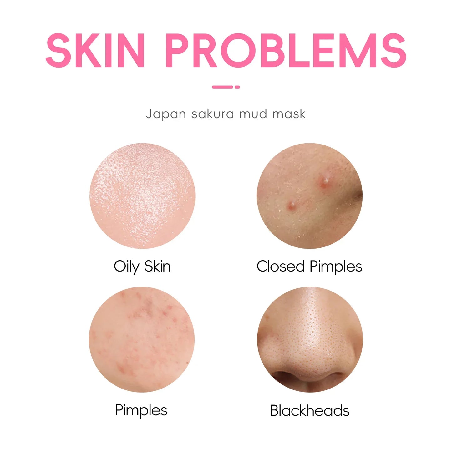 LAIKOU Japan Sakura Mud Mask | 5g (PACK OF 5)