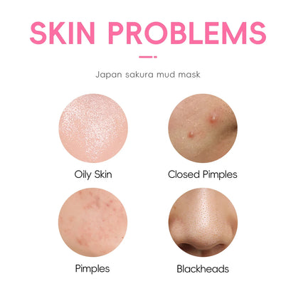 LAIKOU Japan Sakura Mud Mask | 5g (PACK OF 5)