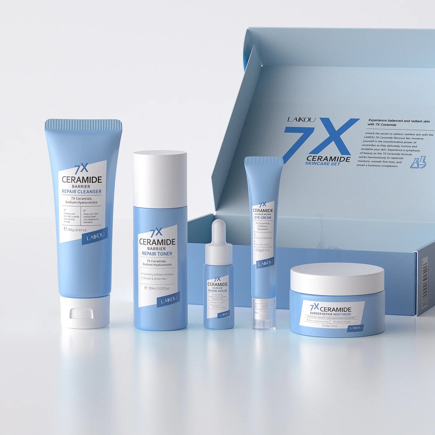 LAIKOU 7X Ceramide 5Pcs Skincare Set (FREE DELIVERY)