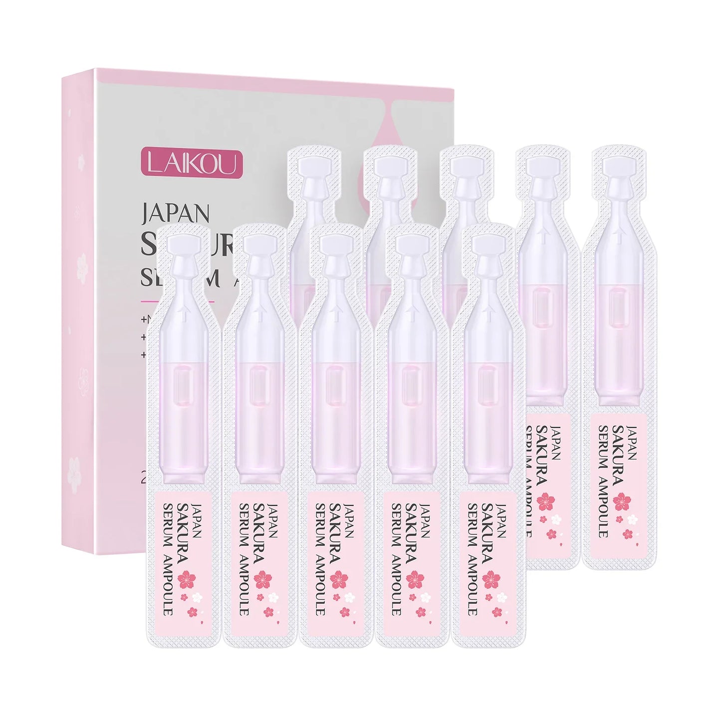 LAIKOU Japan Sakura Serum Ampoule (10 ampoules) | 10 ampoules 2ml Each
