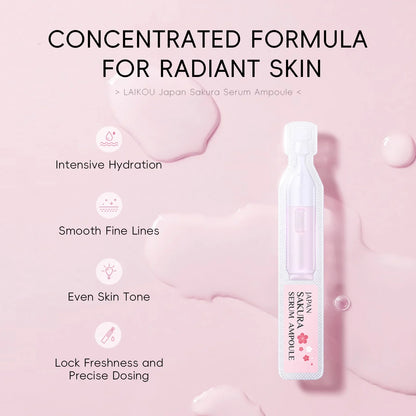 LAIKOU Japan Sakura Serum Ampoule (10 ampoules) | 10 ampoules 2ml Each