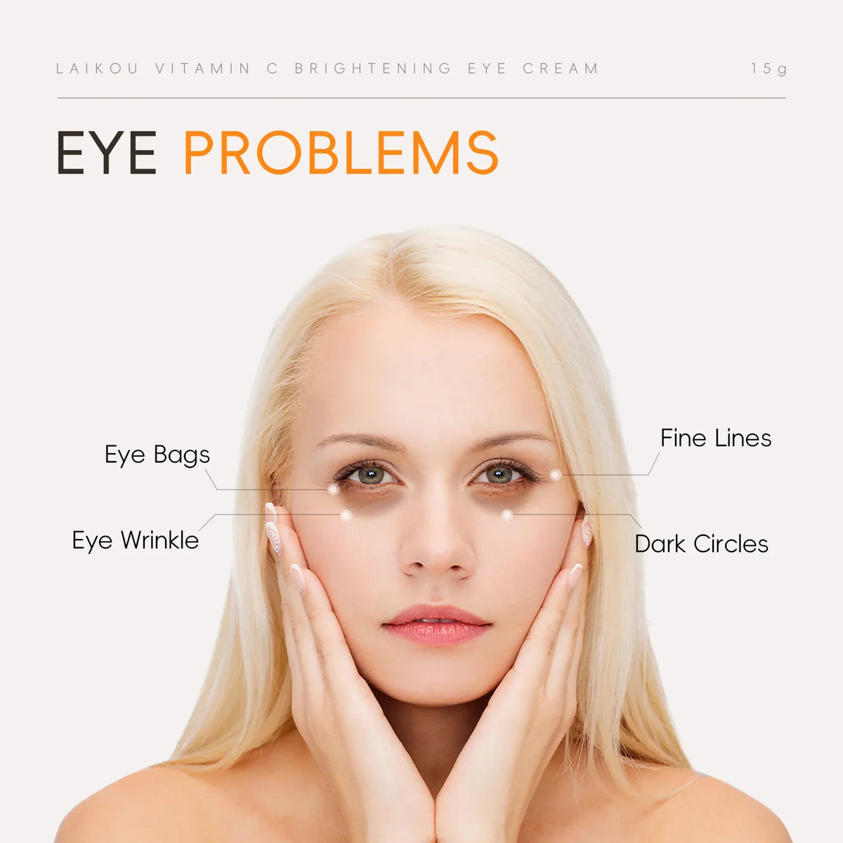 LAIKOU Vitamin C Brightening Eye Cream | 15g