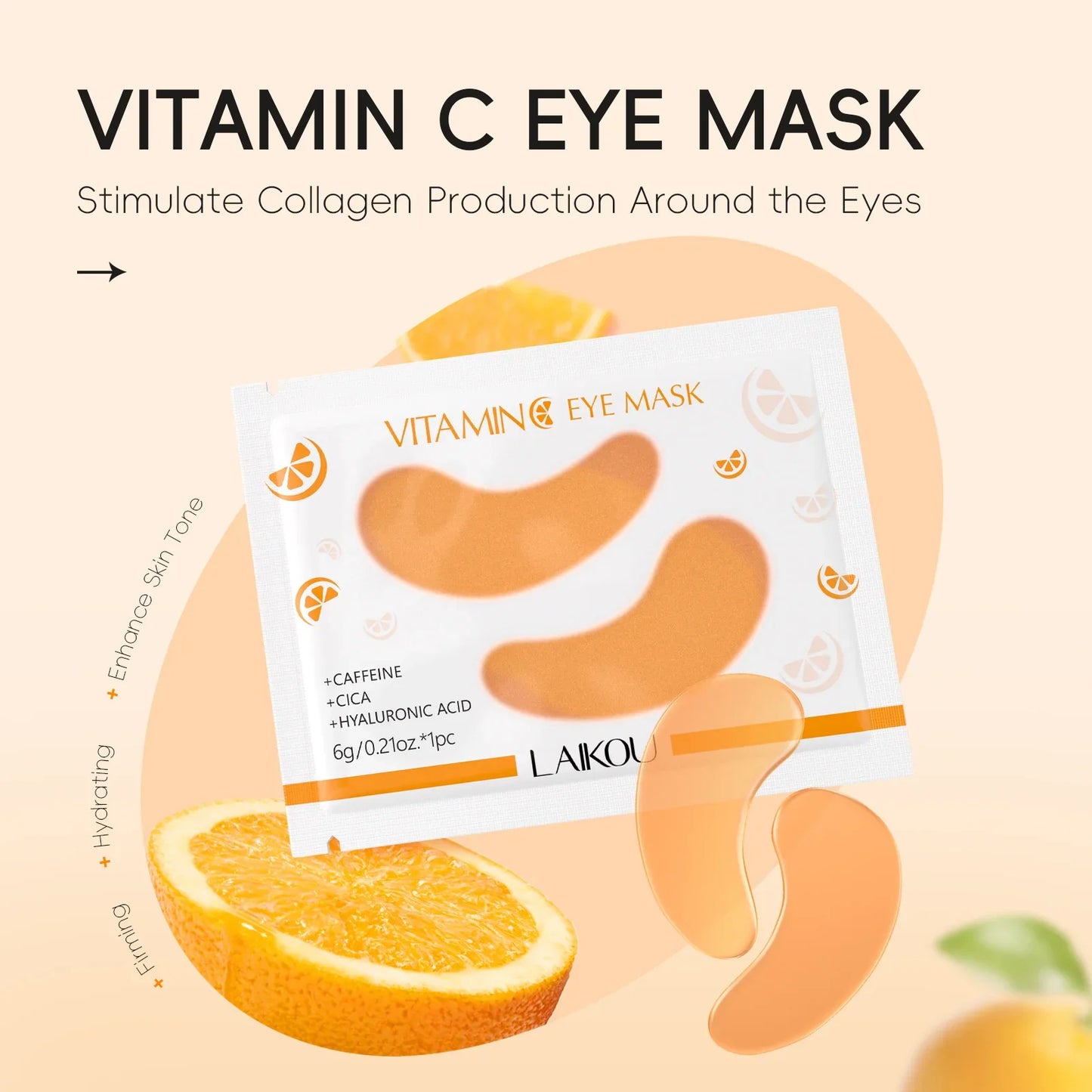 LAIKOU Vitamin C Eye Mask | 6g (PACK OF 3)