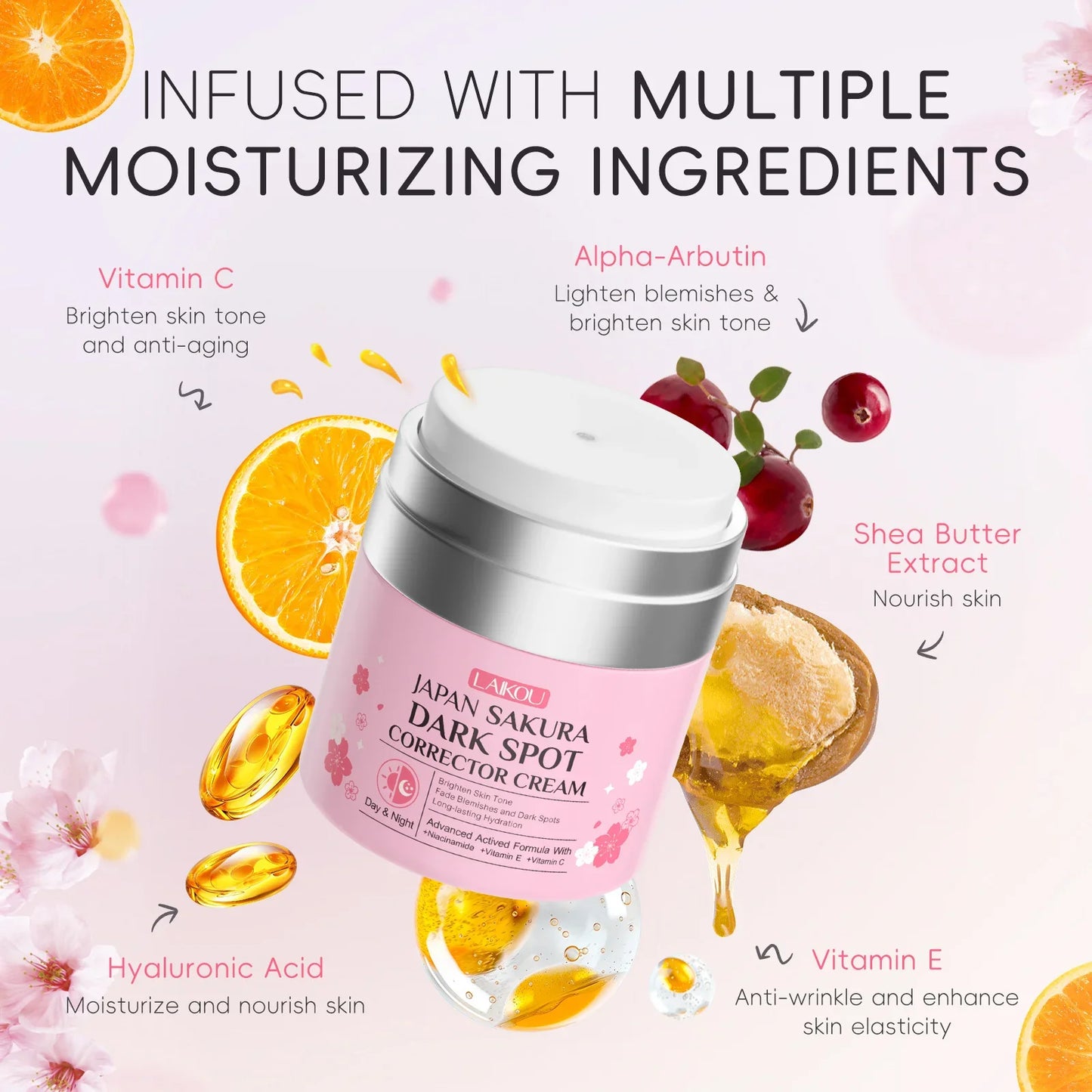 LAIKOU Japan Sakura Dark Spot Corrector Cream | 50g