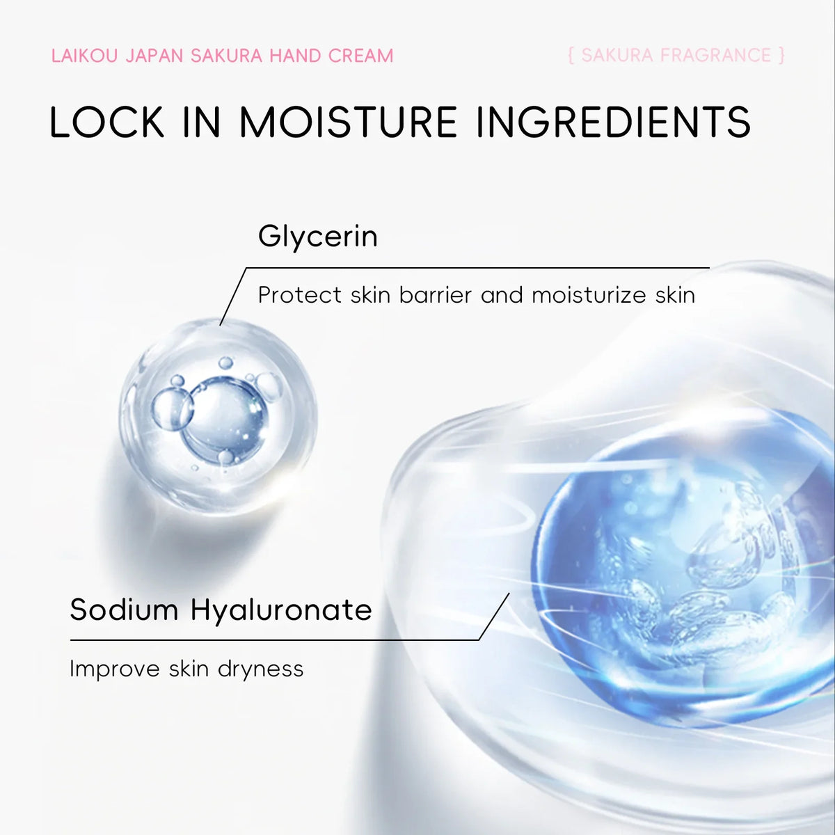 LAIKOU Japan Sakura Hand Cream (PACK OF 5) | 3g