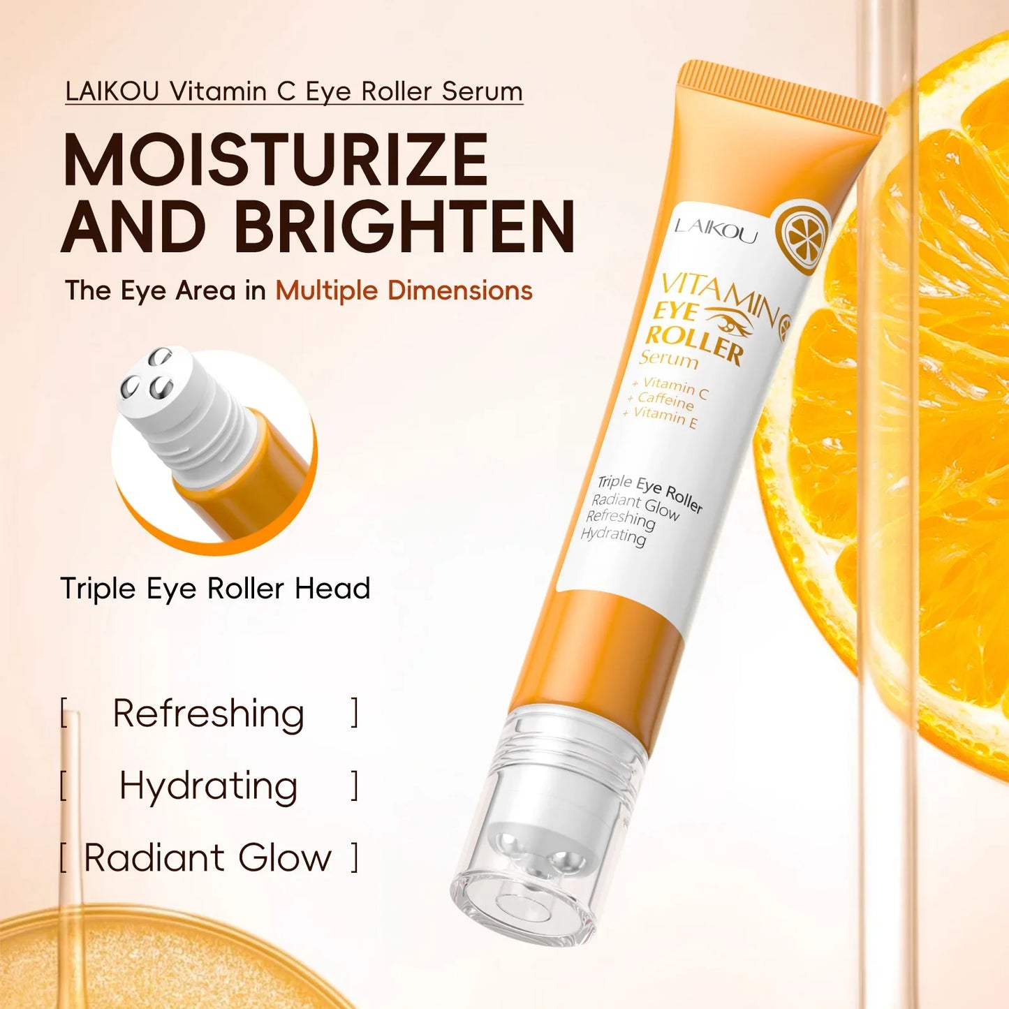 LAIKOU Vitamin C Eye Roller Serum | 20g