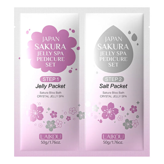 LAIKOU Japan Sakura Jelly SPA Pedicure Set | 50g + 50g