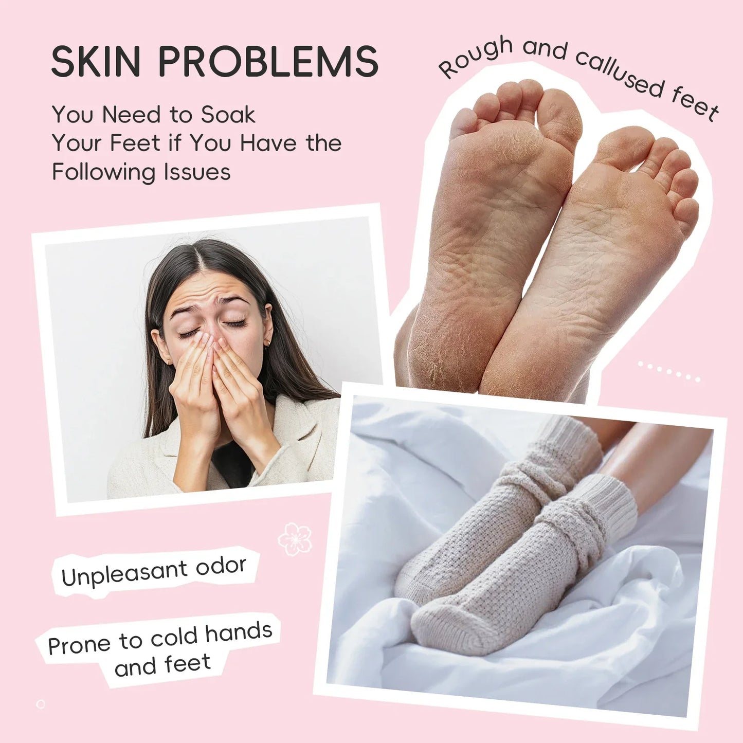 LAIKOU Japan Sakura Jelly SPA Pedicure Set | 50g + 50g