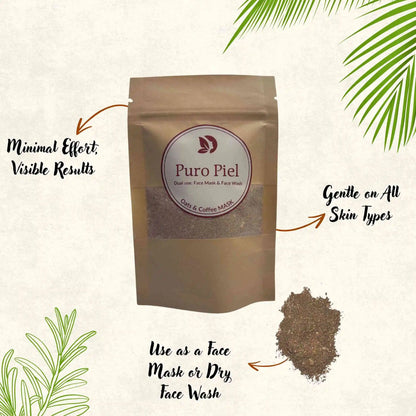 Oats and Coffee - Face Mask & Face Wash | 50g