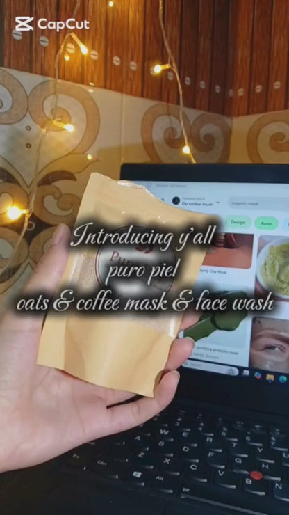 Oats and Coffee - Organic Face Mask & Face Wash | 50g