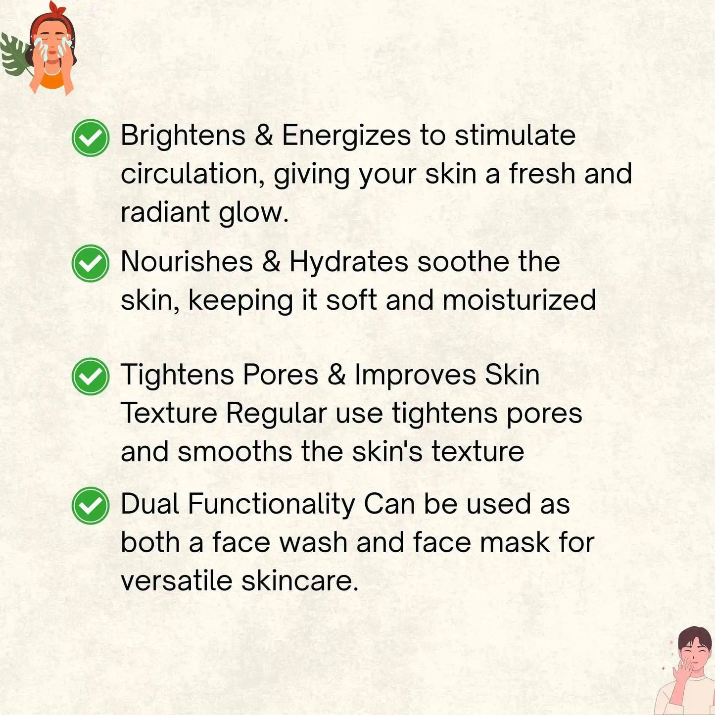 Oats and Coffee - Face Mask & Face Wash | 50g