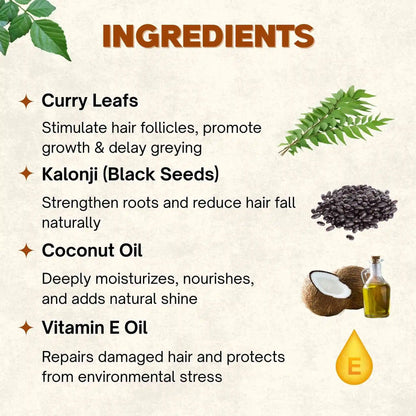 Curry Leaf Organic Oil | 100 ml